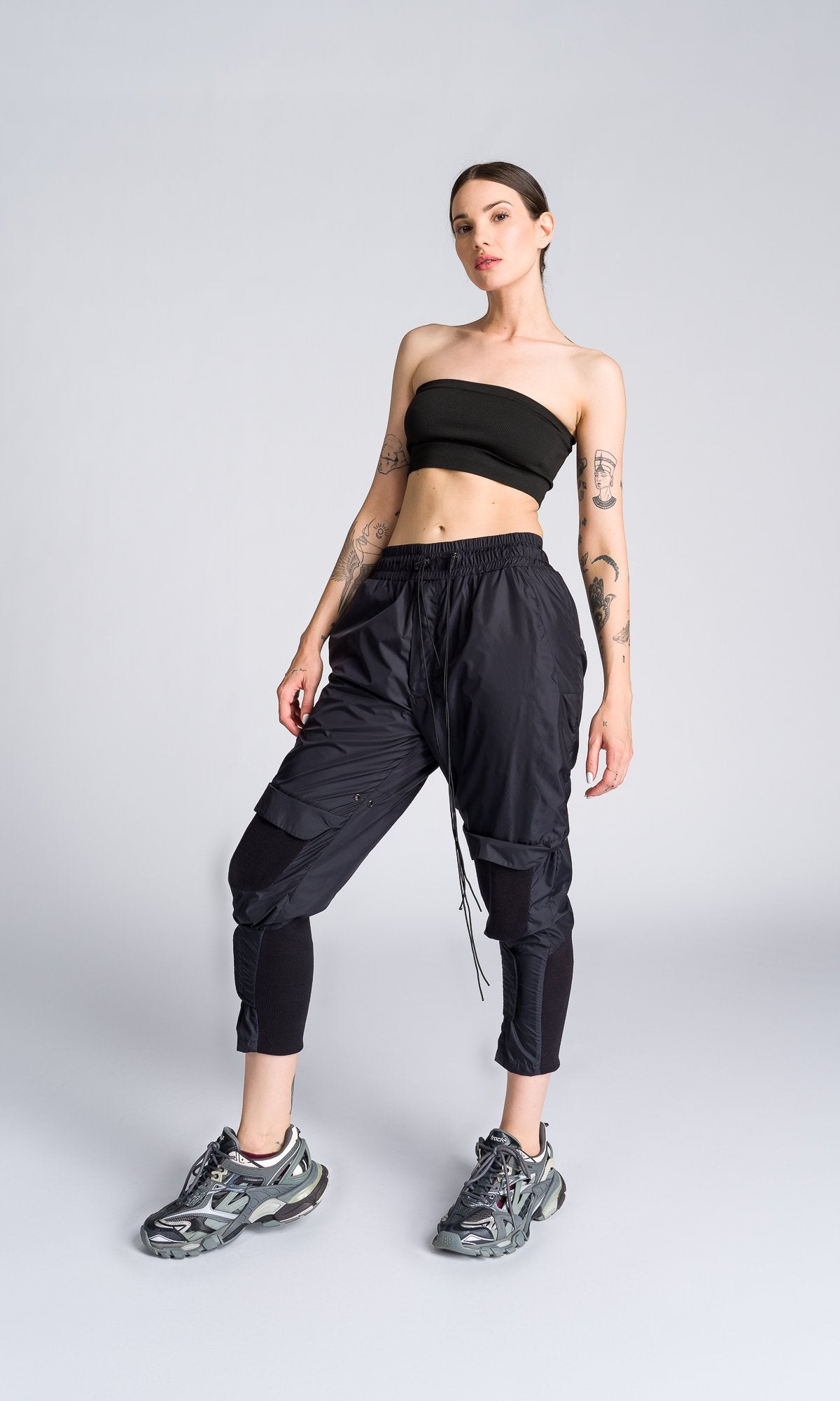 Knee Flap Track Pants - AAKASHA