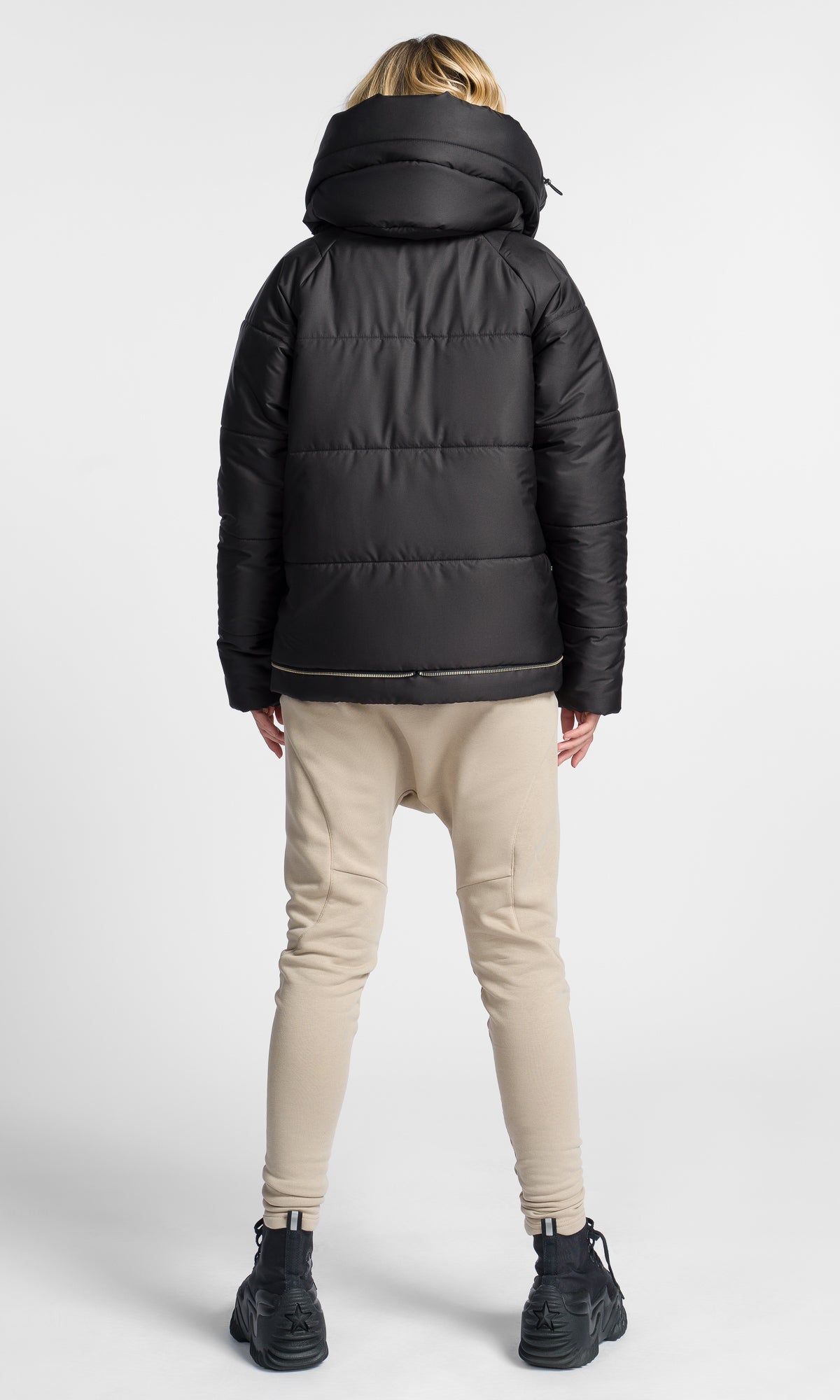 Detachable Straight Quilted Jacket