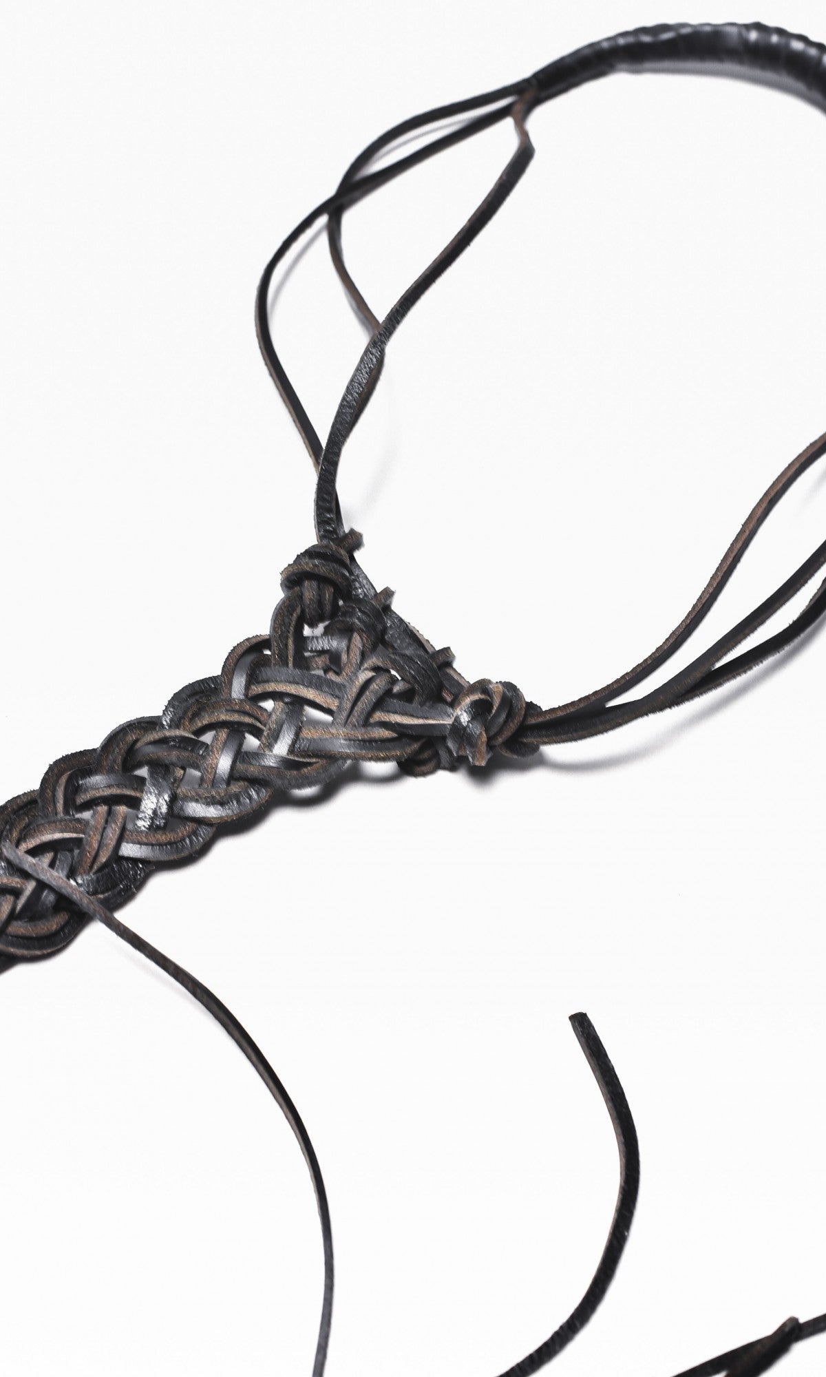 Leather Braid Necklace