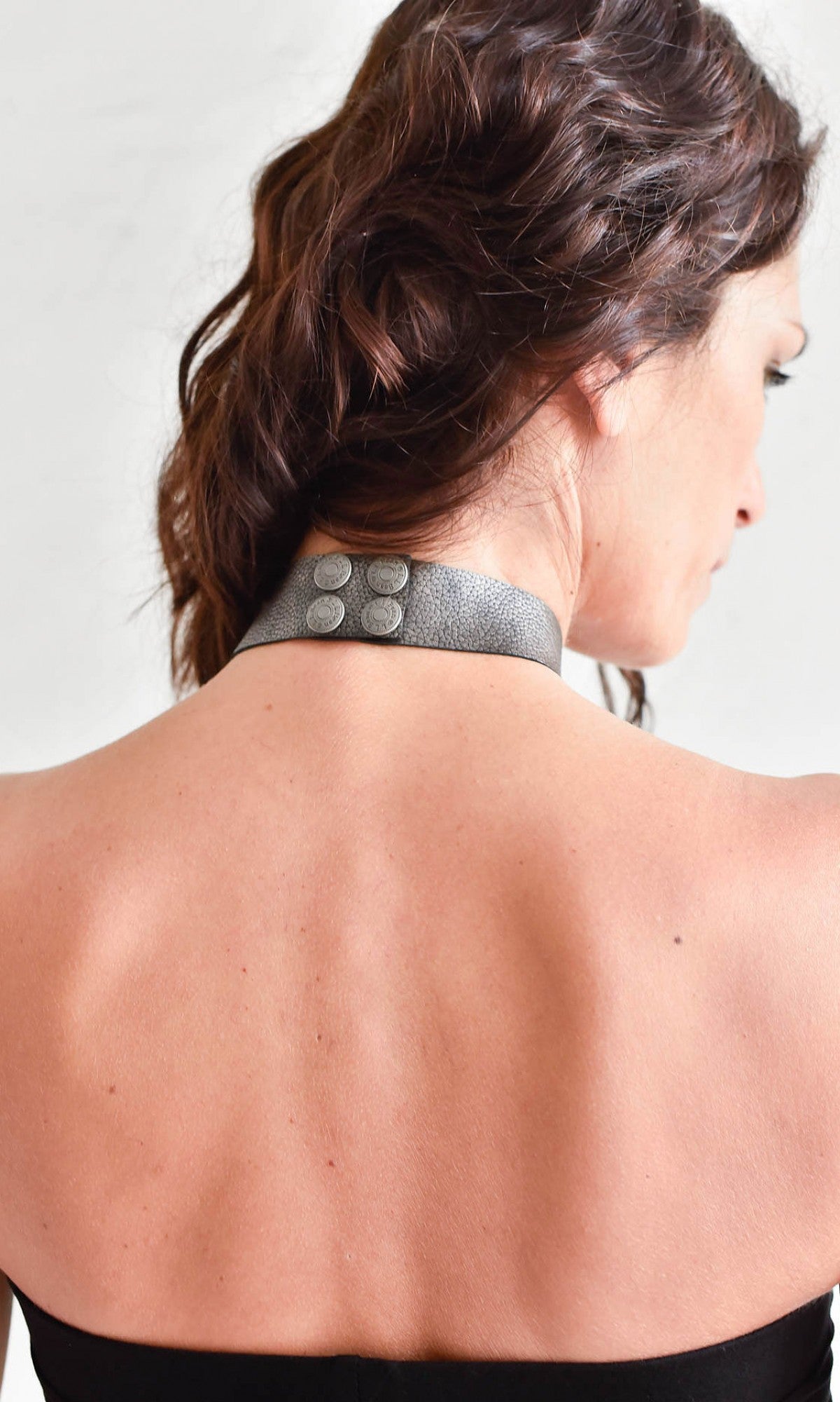 Trendige geometrische Choker-Halskette