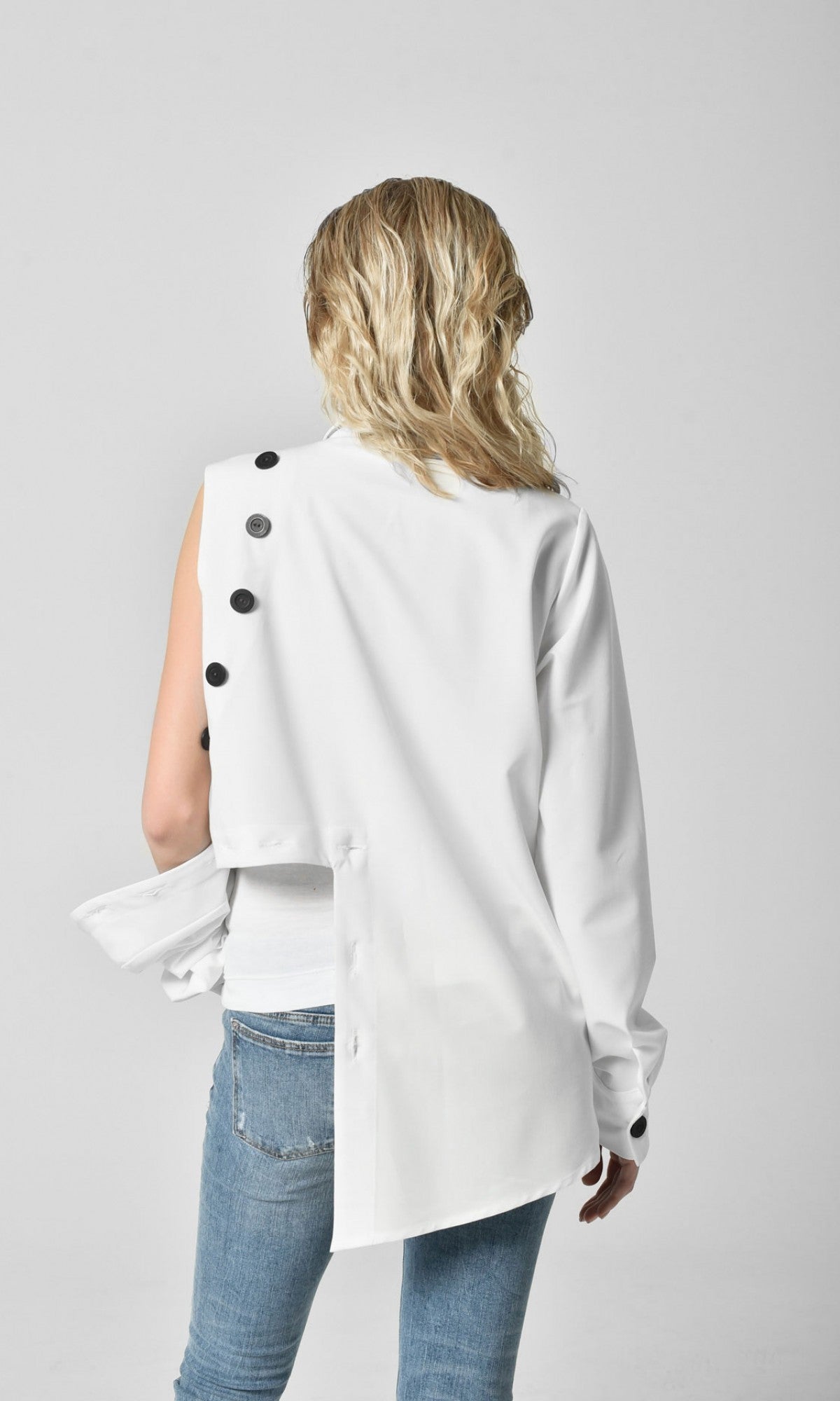 Extra Buttoned Long Sleeves Shirt - AAKASHA