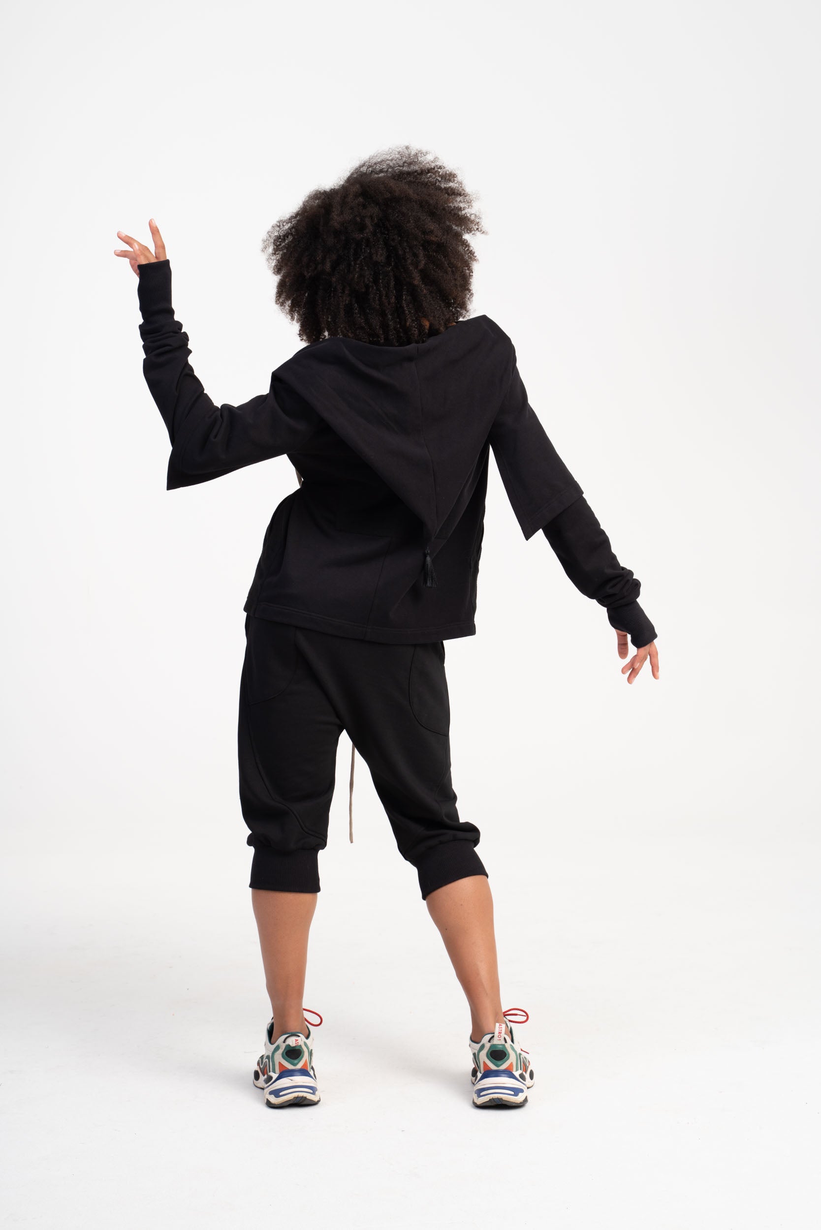 Multi Way Sleeves Hoodie