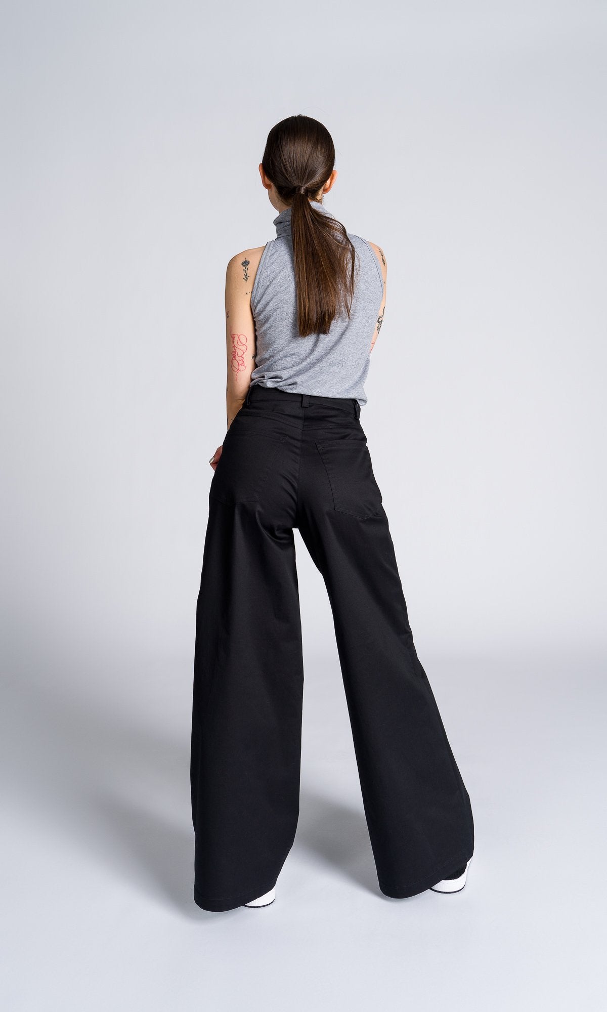 Straight Wide Leg Pants - AAKASHA