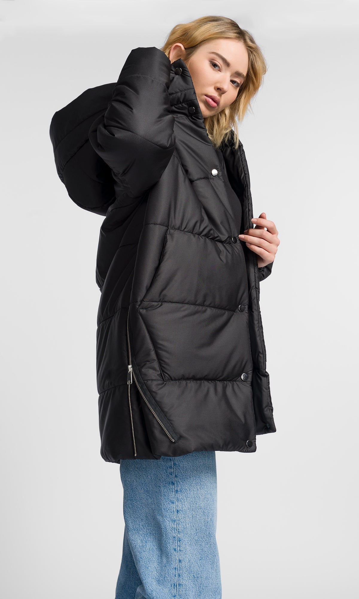 Adjustable Silhouette Quilted Jacket