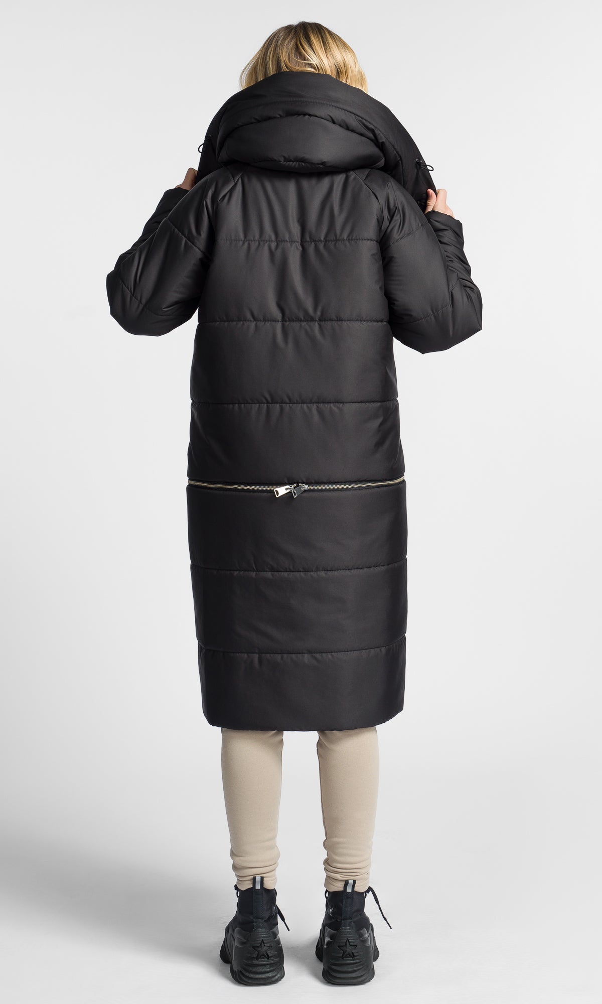 Detachable Straight Quilted Jacket