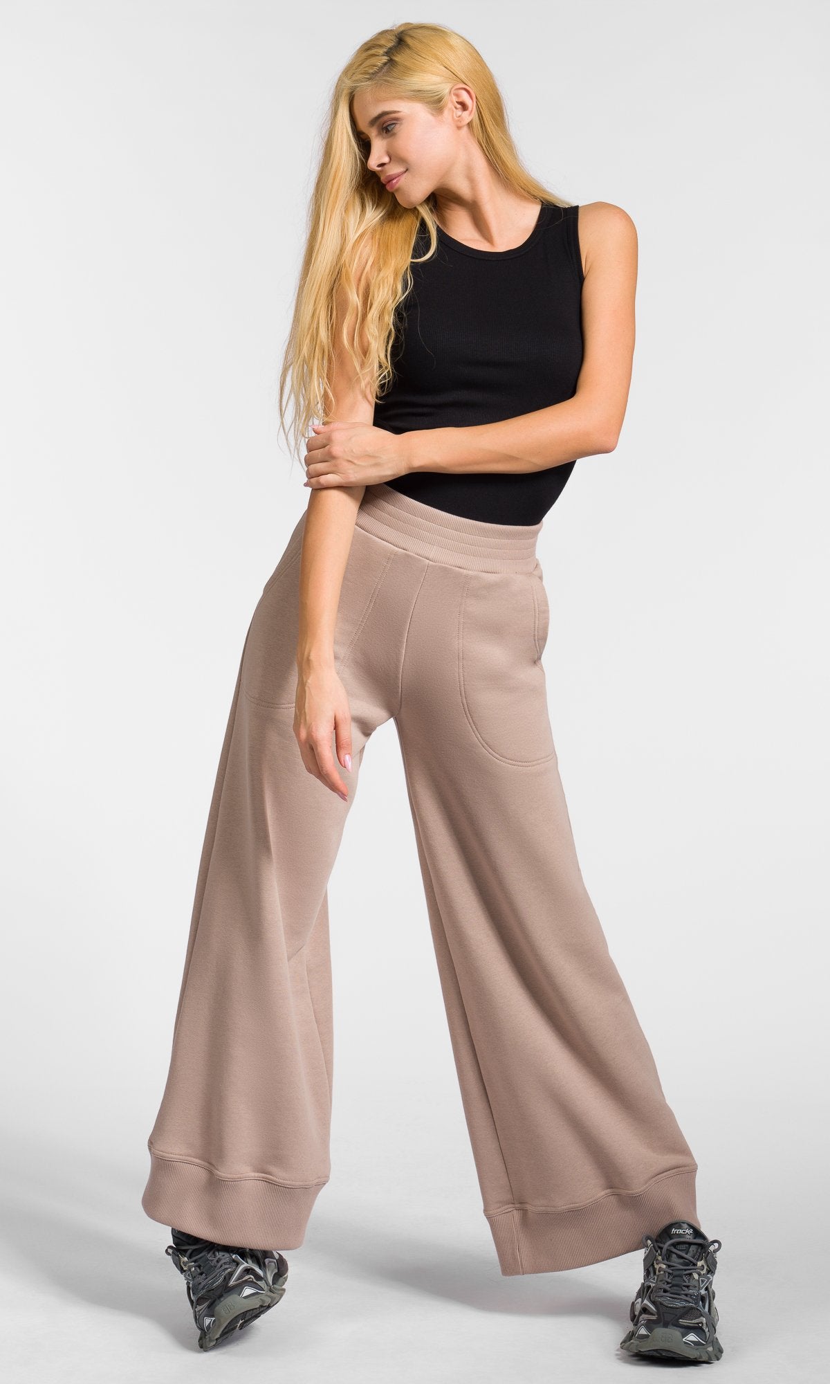 Soft Cotton Wide Leg Pants - AAKASHA