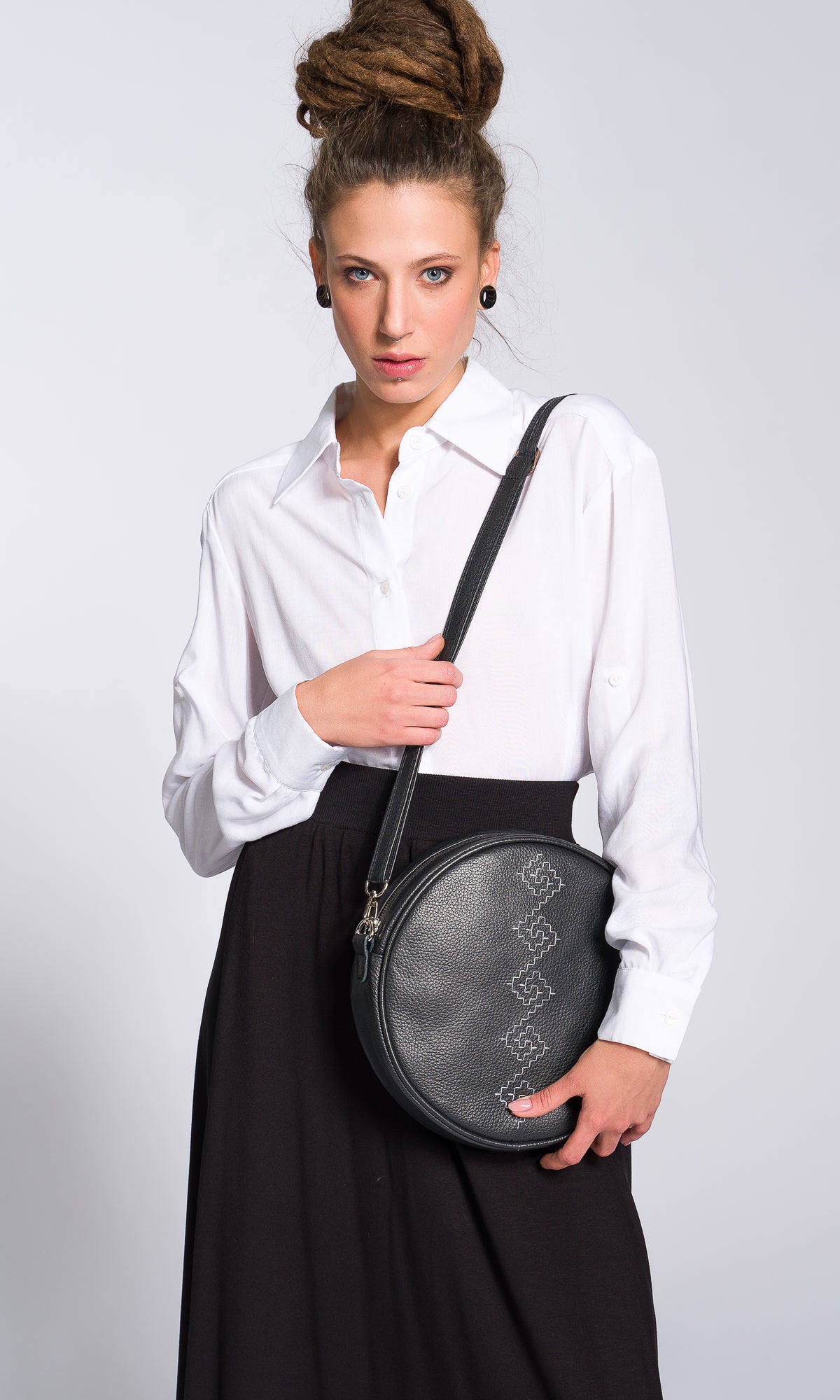 Small Circle Crossbody Bag - AAKASHA