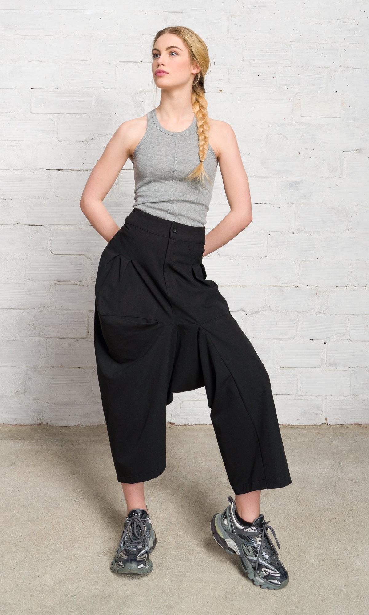 Asymmetric Legs Pants - AAKASHA