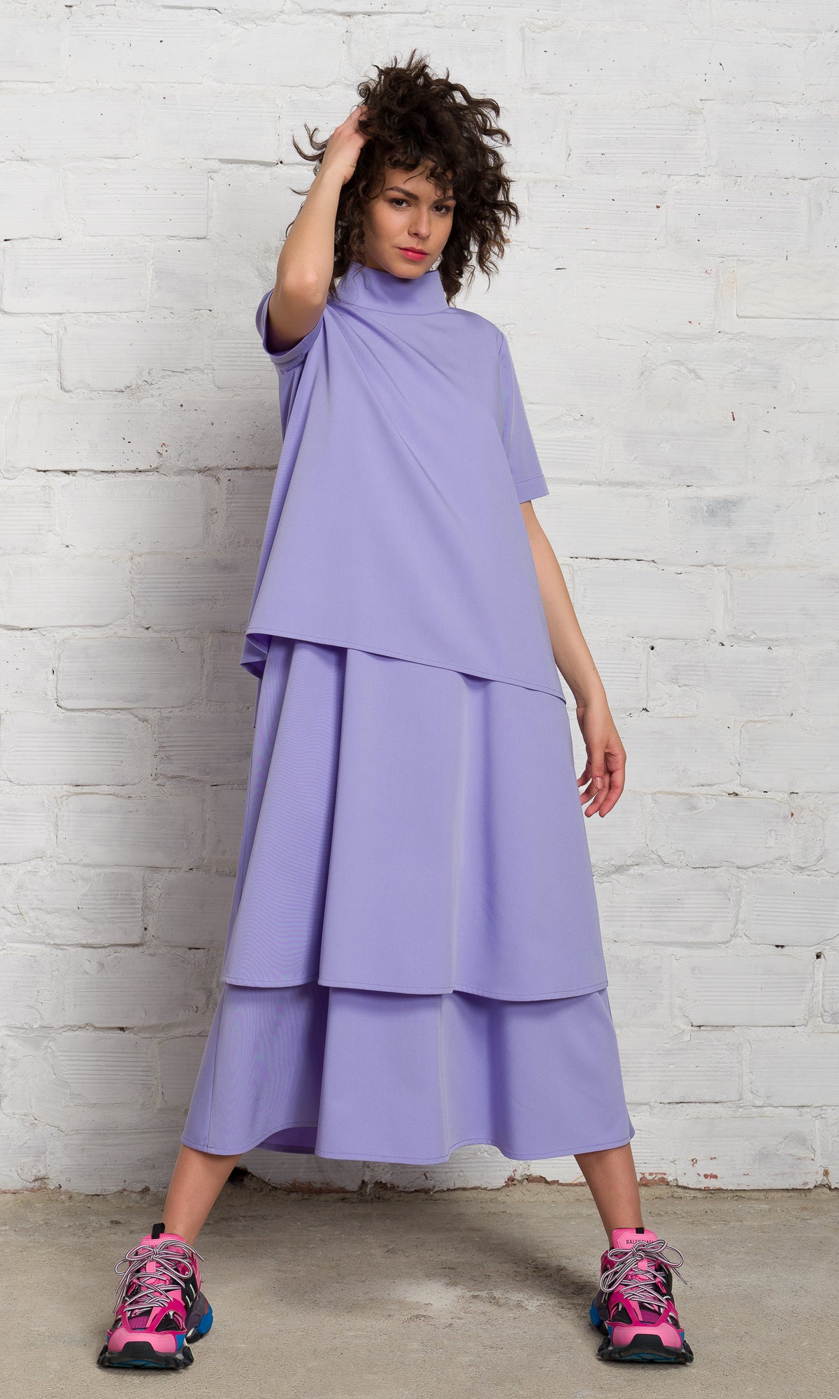 Layered Modular Midi Dress - AAKASHA