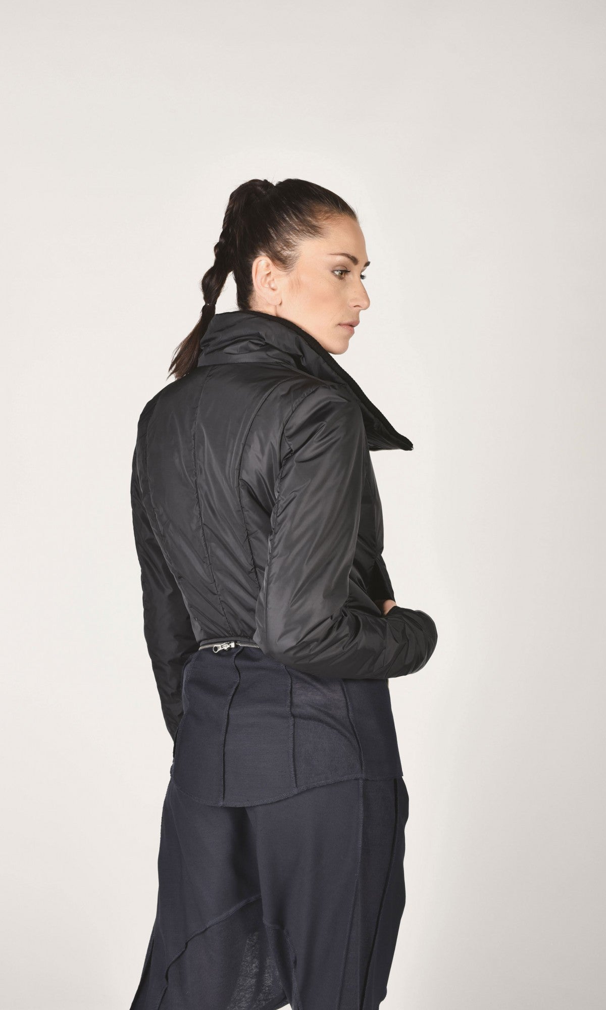 Detachable Fitted Quilted Jacket