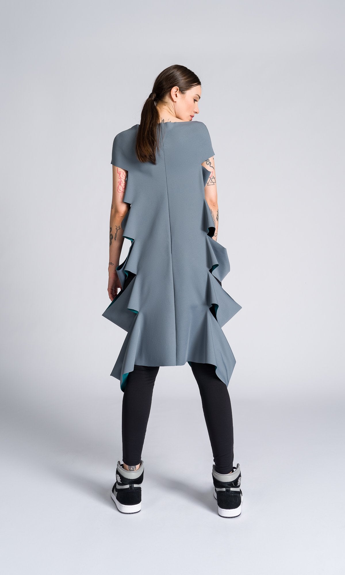 Sleeveless Tunic with Side Cutouts - AAKASHA