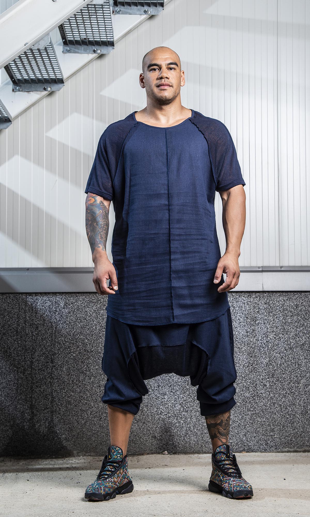 Reversed Seams Linen T-shirt