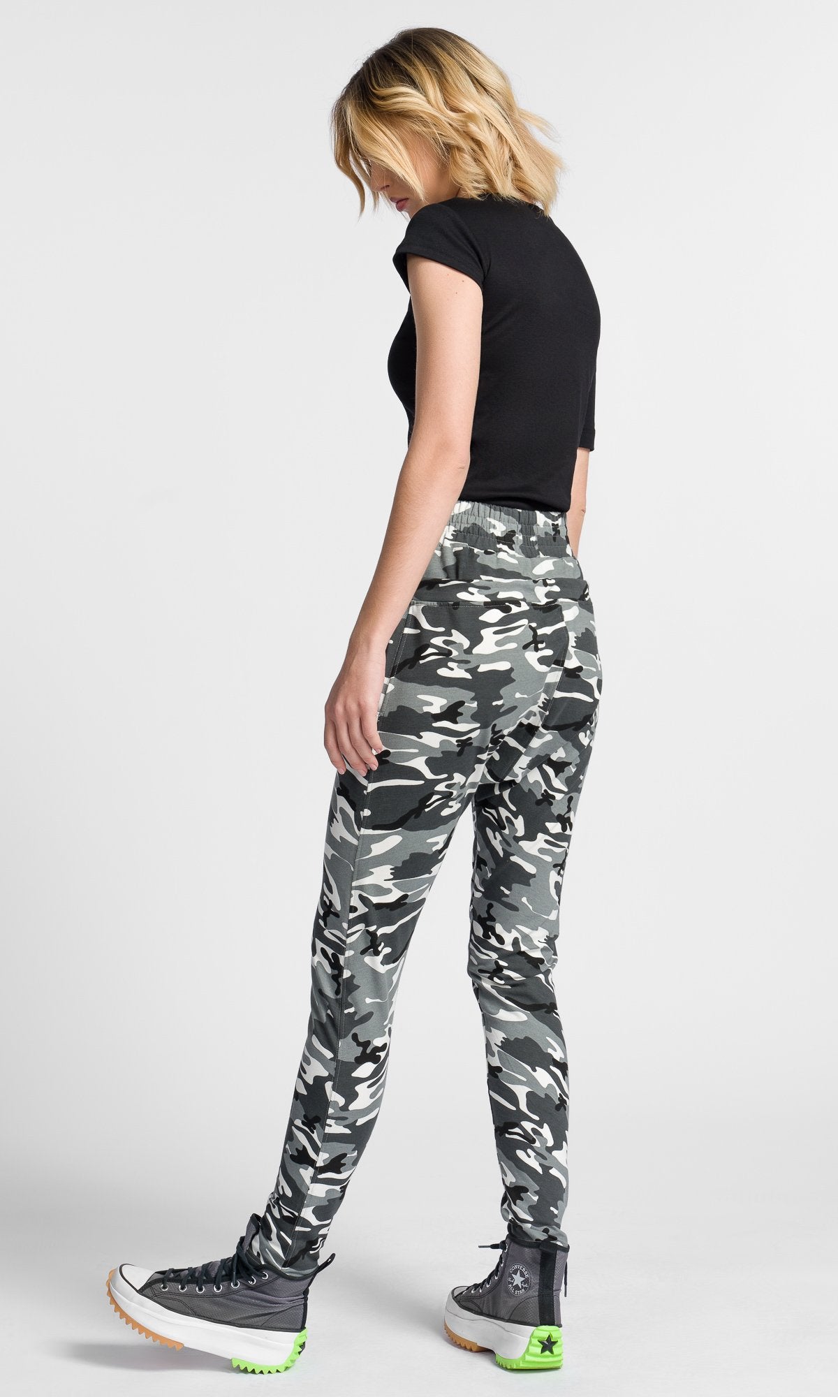 Double Waist Drop Crotch Pants - AAKASHA