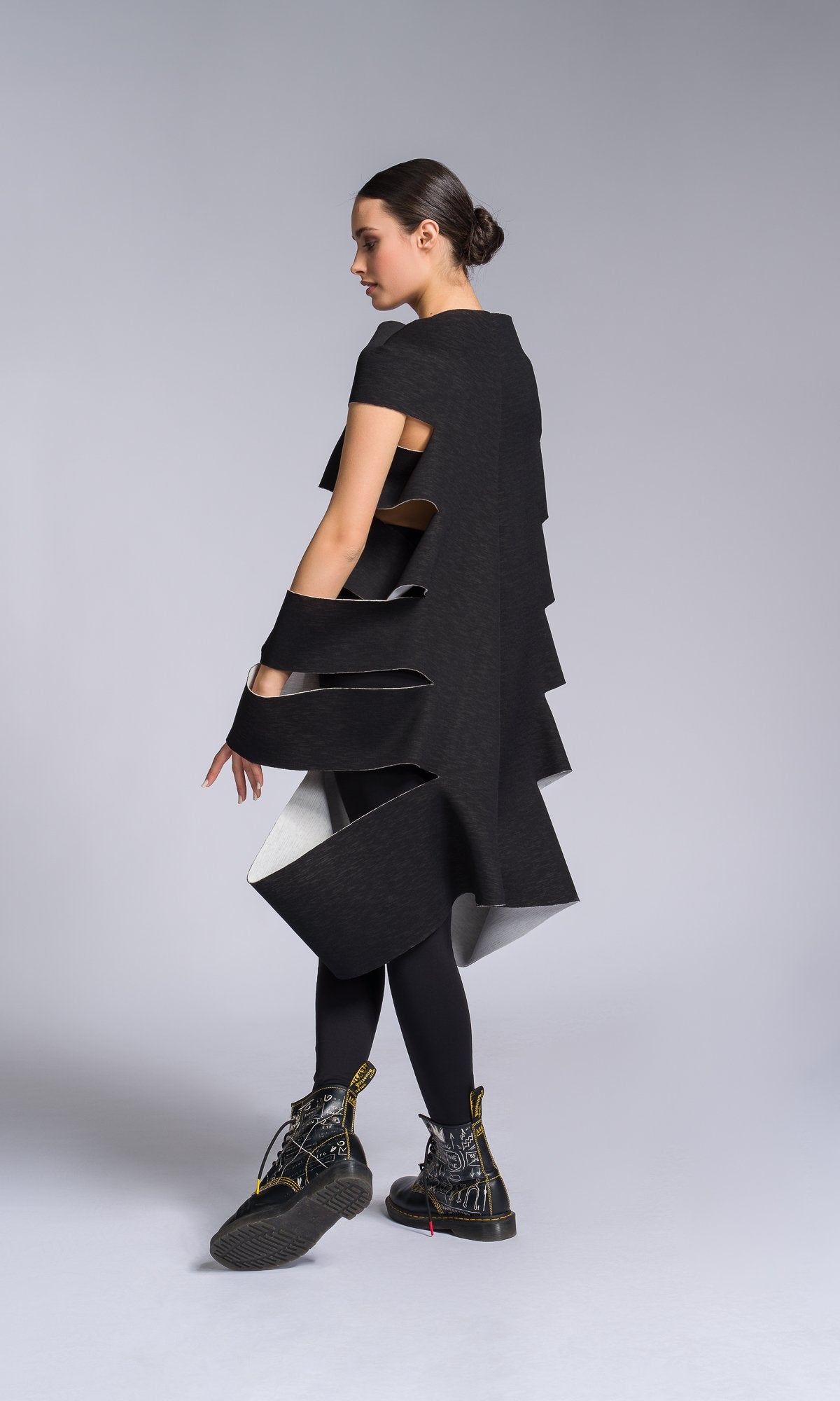 Neoprene Tunic with Side Cutouts - AAKASHA