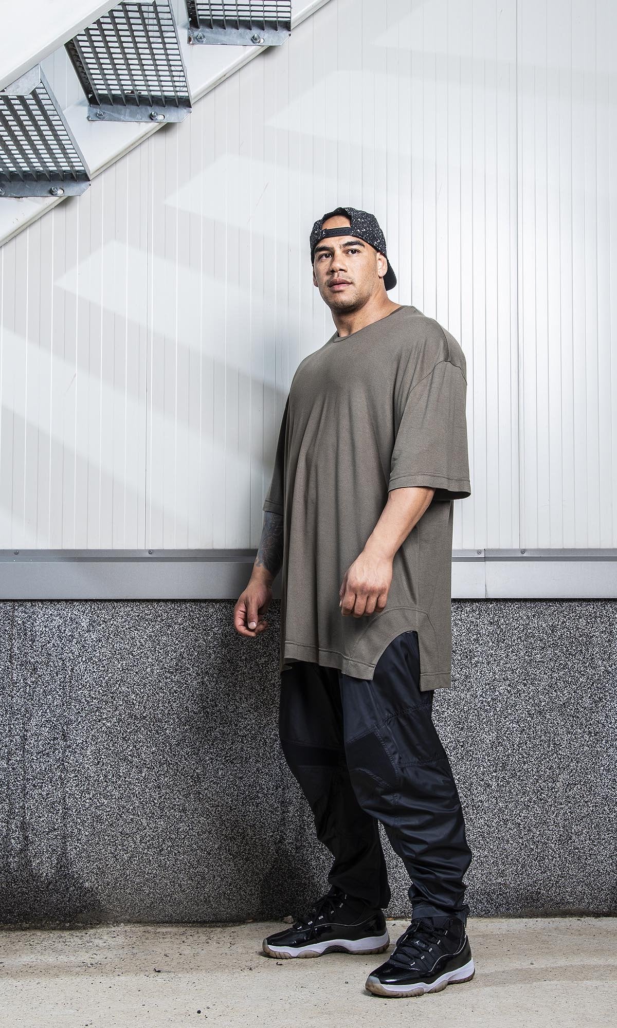 Oversized Split-Hem T-Shirt