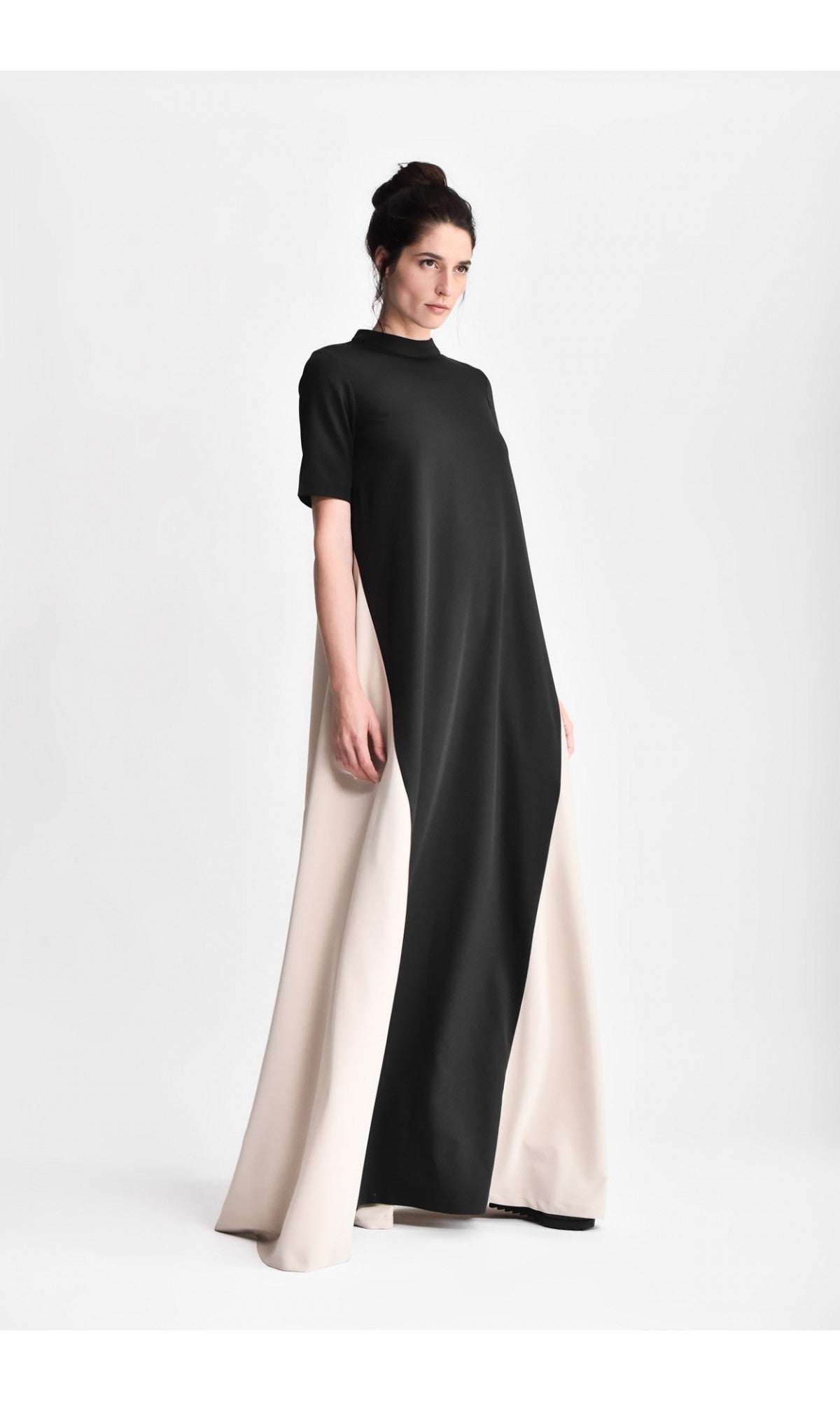 Bicolour Maxi Dress - AAKASHA