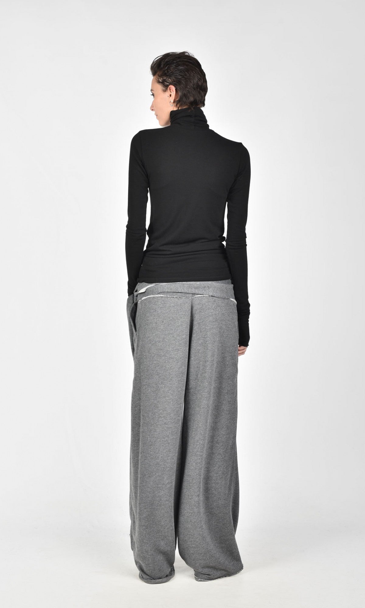 Cotton Overlapped Front Pants - AAKASHA